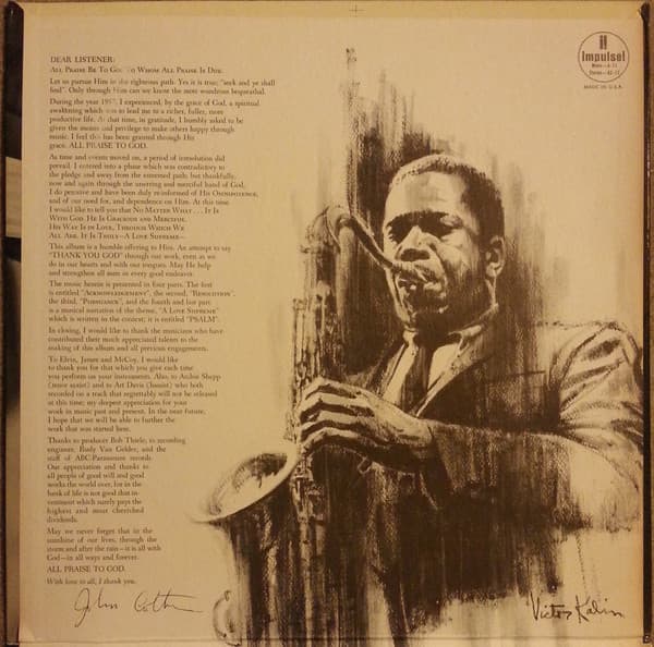 John Coltrane – A Love Supreme - Imagen 2
